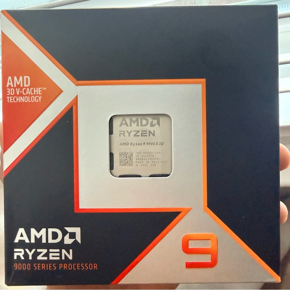 AMD Ryzen 9 Processor - Black and Orange